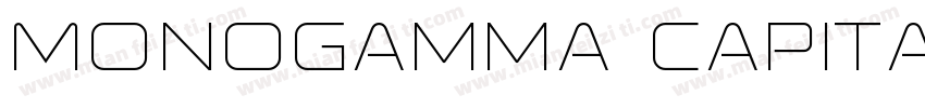 Monogamma Capitals B字体转换